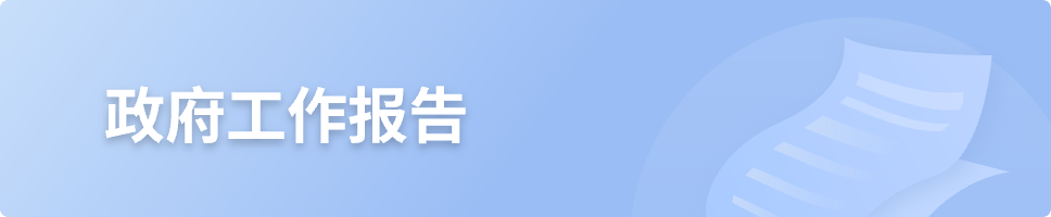 政府工作报告